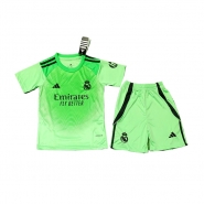 Camiseta Real Madrid Portero Nino 25-26 Verde Camiseta Real Madrid Portero Nino 25-26 Verde