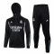 Chandal de Sudadera del Real Madrid 23-24 Negro y Blanco Chandal de Sudadera del Real Madrid 23-24 Negro y Blanco