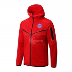 Chaqueta con Capucha del Paris Saint-Germain Jordan 22-23 Rojo Chaqueta con Capucha del Paris Saint-Germain Jordan 22-23 Rojo