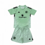 Camiseta Manchester United Portero Nino 25-26 Verde Camiseta Manchester United Portero Nino 25-26 Verde