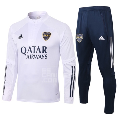 Chandal de Sudadera del Boca Juniors 20/21 Blanco