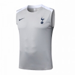 Camiseta de Entrenamiento Tottenham Hotspur Sin Mangas 25-26 Gris Camiseta de Entrenamiento Tottenham Hotspur Sin Mangas 25-26 Gris