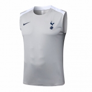 Camiseta de Entrenamiento Tottenham Hotspur Sin Mangas 25-26 Gris Camiseta de Entrenamiento Tottenham Hotspur Sin Mangas 25-26 Gris
