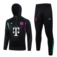 Chandal de Sudadera del Bayern Munich 23-24 Negro y Blanco Chandal de Sudadera del Bayern Munich 23-24 Negro y Blanco
