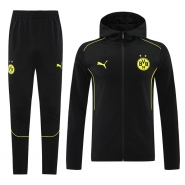 Chandal con Capucha del Borussia Dortmund 2024 Negro Chandal con Capucha del Borussia Dortmund 2024 Negro