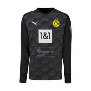 Manga Larga Camiseta Borussia Dortmund Portero 20-21 Negro Manga Larga Camiseta Borussia Dortmund Portero 20-21 Negro