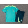 Chandal del Brasil Manga Corta 24-25 Verde - Pantalon Corto