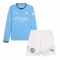 Manga Larga 1ª Equipacion Camiseta Manchester City Nino 24-25 Manga Larga 1ª Equipacion Camiseta Manchester City Nino 24-25