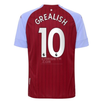 1ª Equipacion Camiseta Aston Villa Jugador Grealish 20-21
