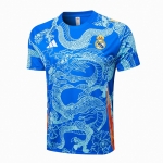 Camiseta de Entrenamiento Real Madrid Dragon 24-25 Azul Camiseta de Entrenamiento Real Madrid Dragon 24-25 Azul