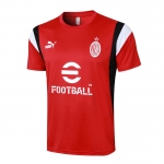 Camiseta de Entrenamiento AC Milan 23-24 Rojo Camiseta de Entrenamiento AC Milan 23-24 Rojo