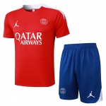 Chandal del Paris Saint-Germain Jordan Manga Corta 24-25 Rojo - Pantalon Corto Chandal del Paris Saint-Germain Jordan Manga Corta 24-25 Rojo - Pantalon Corto