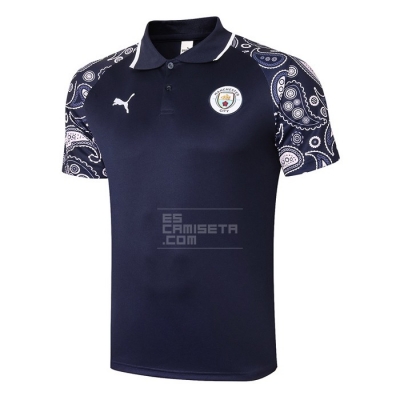 Camiseta Polo del Manchester City 2020-21 Azul
