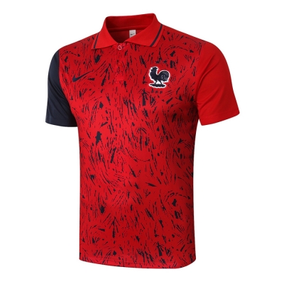 Camiseta Polo del Francia 20-21 Rojo