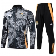 Chandal de Chaqueta del Real Madrid Dragon 2024-25 Negro Chandal de Chaqueta del Real Madrid Dragon 2024-25 Negro