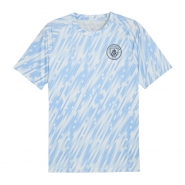 Camiseta Pre Partido del Manchester City 25-26 Azul Camiseta Pre Partido del Manchester City 25-26 Azul