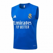 Camiseta de Entrenamiento Real Madrid Sin Mangas 25-26 Azul Blanco Camiseta de Entrenamiento Real Madrid Sin Mangas 25-26 Azul Blanco