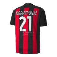 1ª Equipacion Camiseta AC Milan Jugador Ibrahimovic 20-21 1ª Equipacion Camiseta AC Milan Jugador Ibrahimovic 20-21