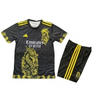 Camiseta Real Madrid Dragon Nino 2025-2026 Negro Camiseta Real Madrid Dragon Nino 2025-2026 Negro