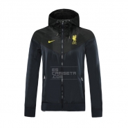 Chaqueta con Capucha del Liverpool 20-21 Negro Chaqueta con Capucha del Liverpool 20-21 Negro