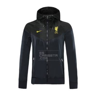 Chaqueta con Capucha del Liverpool 20-21 Negro