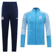 Chandal de Chaqueta del Olympique Marsella 2020-21 Azul Chandal de Chaqueta del Olympique Marsella 2020-21 Azul