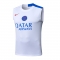 Camiseta de Entrenamiento Paris Saint-Germain Sin Mangas 25-26 Blanco