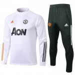 Chandal de Sudadera del Manchester United 20-21 Blanco Chandal de Sudadera del Manchester United 20-21 Blanco