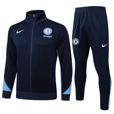 Chandal de Chaqueta del Chelsea 2024-2025 Azul AAA
