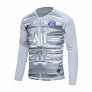 Manga Larga Camiseta Paris Saint-Germain Portero 20-21 Gris Manga Larga Camiseta Paris Saint-Germain Portero 20-21 Gris