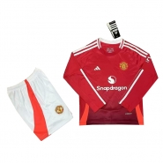 Manga Larga 1ª Equipacion Camiseta Manchester United Nino 24-25 Manga Larga 1ª Equipacion Camiseta Manchester United Nino 24-25