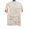 Camiseta Japon Samurai 25-26 Tailandia Blanco Naranja