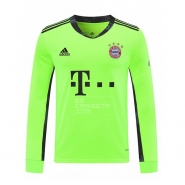 Manga Larga Camiseta Bayern Munich Portero 20-21 Verde Manga Larga Camiseta Bayern Munich Portero 20-21 Verde