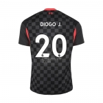 3ª Equipacion Camiseta Liverpool Jugador Diogo J. 20-21