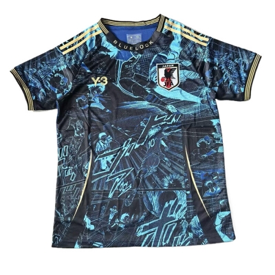 Camiseta Japon Y-3 Anime 2025 Azul Tailandia