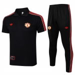 Conjunto Polo del Manchester United 25-26 Negro
