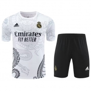 Chandal del Real Madrid Dragon Manga Corta 24-25 Blanco - Pantalon Corto Chandal del Real Madrid Dragon Manga Corta 24-25 Blanco - Pantalon Corto