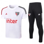 Chandal del Sao Paulo Manga Corta 20/21 Blanco Chandal del Sao Paulo Manga Corta 20/21 Blanco