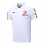 Camiseta Polo del Manchester United 2023-24 Blanco