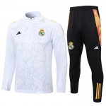 Chandal de Sudadera del Real Madrid Nino 2024-2025 Blanco Chandal de Sudadera del Real Madrid Nino 2024-2025 Blanco