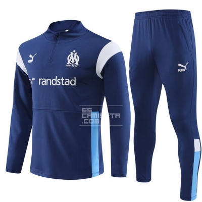 Chandal de Sudadera del Olympique Marsella 2023-24 Azul