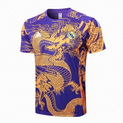 Camiseta de Entrenamiento Real Madrid Dragon 24-25 Purpura