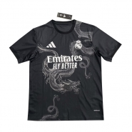 Tailandia Camiseta Real Madrid Dragon 2024 Negro Tailandia Camiseta Real Madrid Dragon 2024 Negro