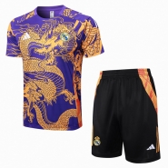 Chandal del Real Madrid Dragon Manga Corta 24-25 Purpura - Pantalon Corto Chandal del Real Madrid Dragon Manga Corta 24-25 Purpura - Pantalon Corto