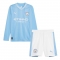 Manga Larga 1ª Equipacion Camiseta Manchester City Nino 23-24 Manga Larga 1ª Equipacion Camiseta Manchester City Nino 23-24