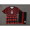 Chandal del Flamengo Manga Corta 25-26 Negro Rojo - Pantalon Corto