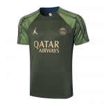 Camiseta de Entrenamiento Paris Saint-Germain Jordan 24-25 Verde Camiseta de Entrenamiento Paris Saint-Germain Jordan 24-25 Verde