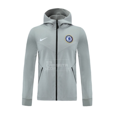 Chaqueta con Capucha del Chelsea 20-21 Gris