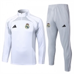 Chandal de Sudadera del Real Madrid 25-26 Blanco Gris Chandal de Sudadera del Real Madrid 25-26 Blanco Gris