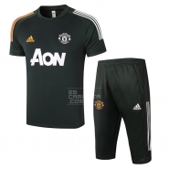 Chandal del Manchester United Manga Corta 20-21 Verde